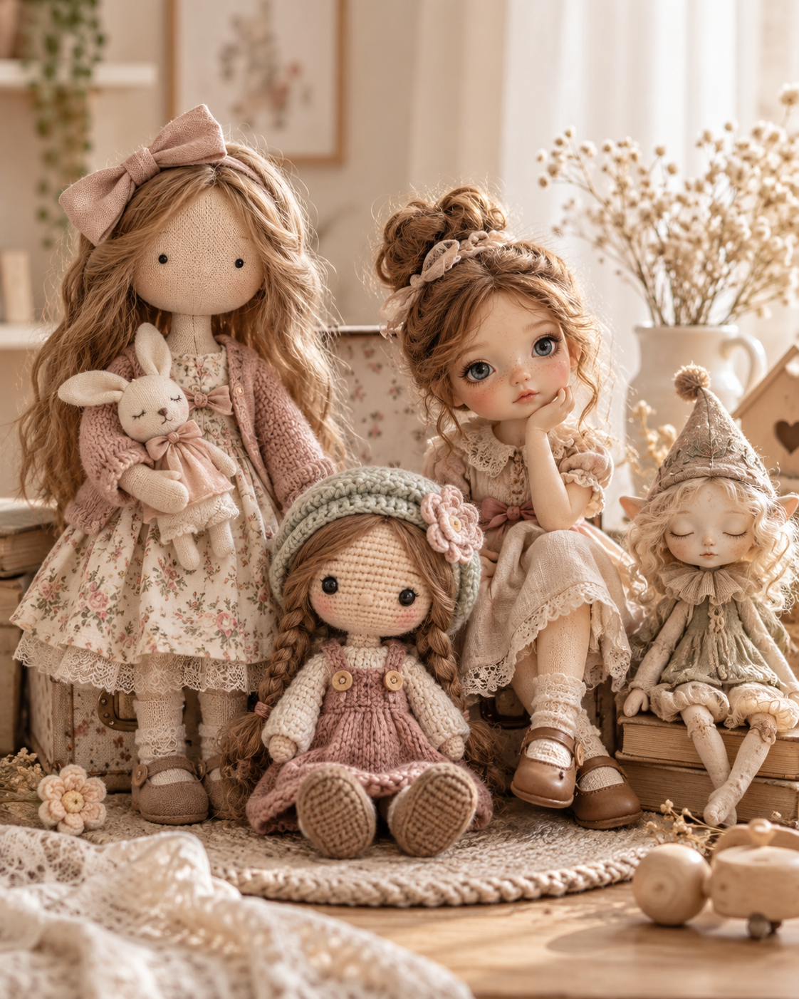 Handmade Art Dolls🤍