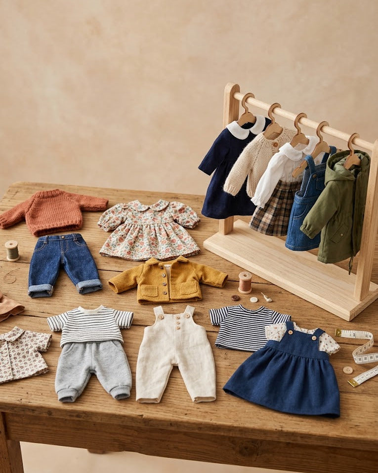 Extra Outfit for Portrait Doll — Handmade Miniature Clothes Made from Your Photo