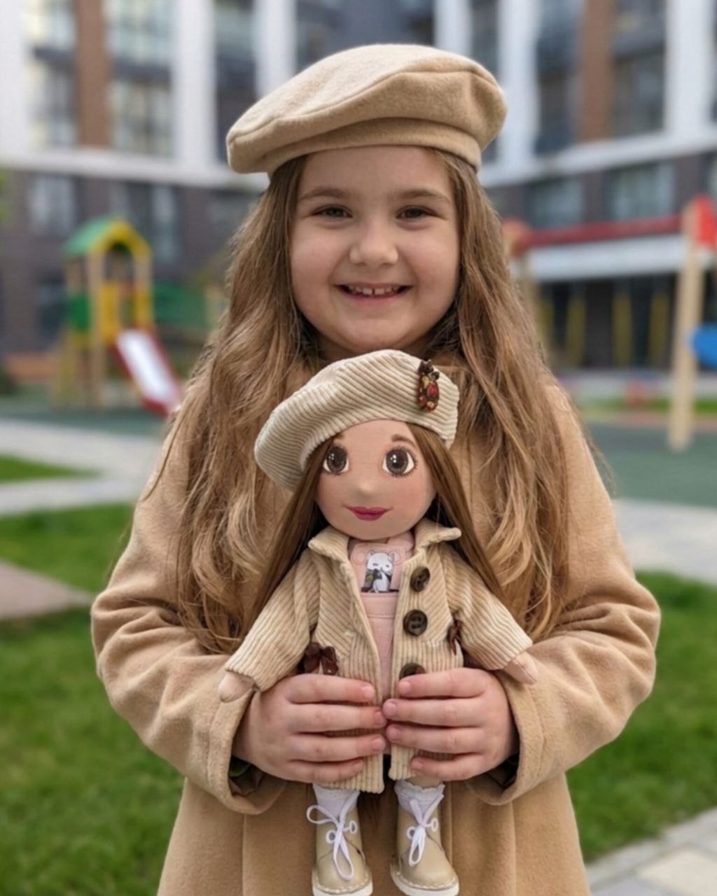 Custom Portrait Doll — Personalized Handmade Gift, Textile Doll Made to Order