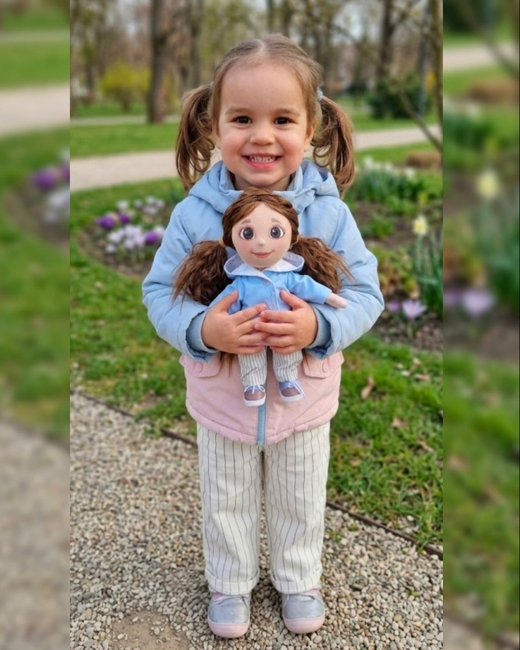 Custom Portrait Doll — Personalized Handmade Gift, Textile Doll Made to Order